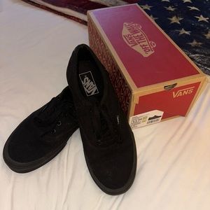 Women’s Size 9.5 Black Vans